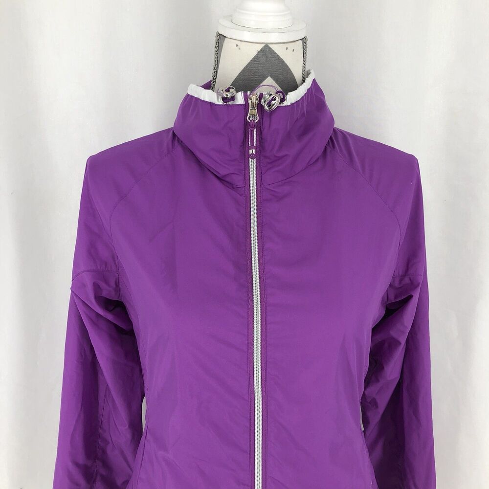 Sunice X20 CT SPORT Purple Full Zip Long Sleeve Windbreaker Jacket 3750 XS